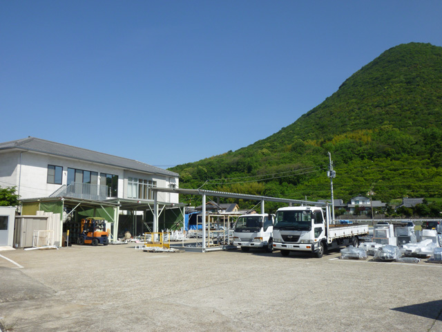 Product-sorting area in Sakaide Plant